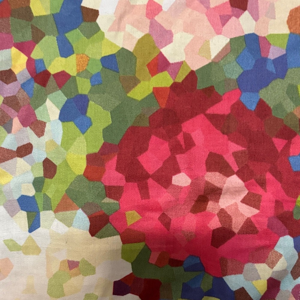Paperwhite Multicolor Floral-Print Button-Down Shirt with French Cuffs - Picture 8 of 14